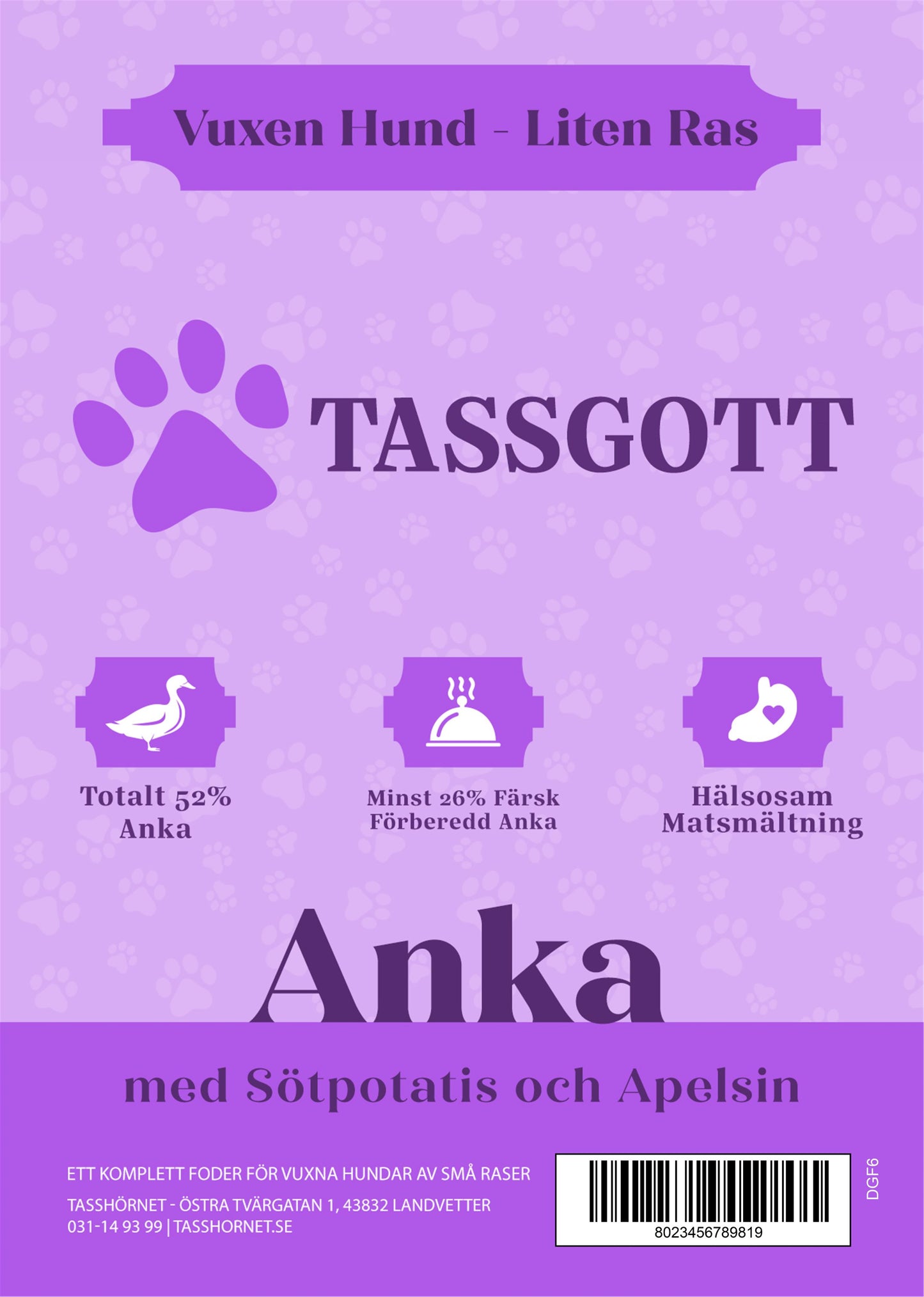 TASSGOTT ANKA OCH SÖTPOTATIS