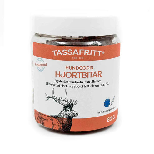 Tassa Fritt Hjortbitar frystorkat