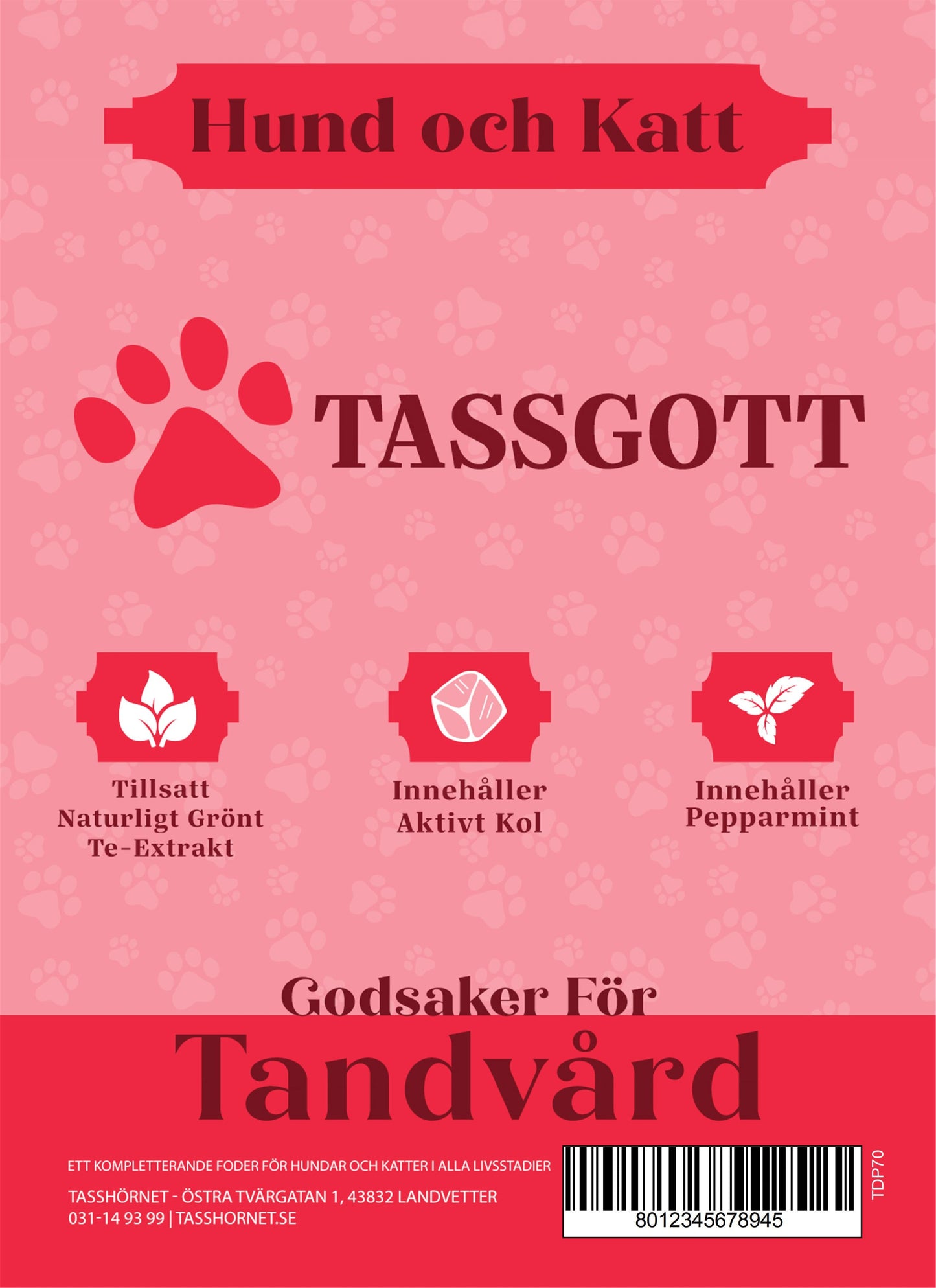 Tassgott Godsaker för Tandvård